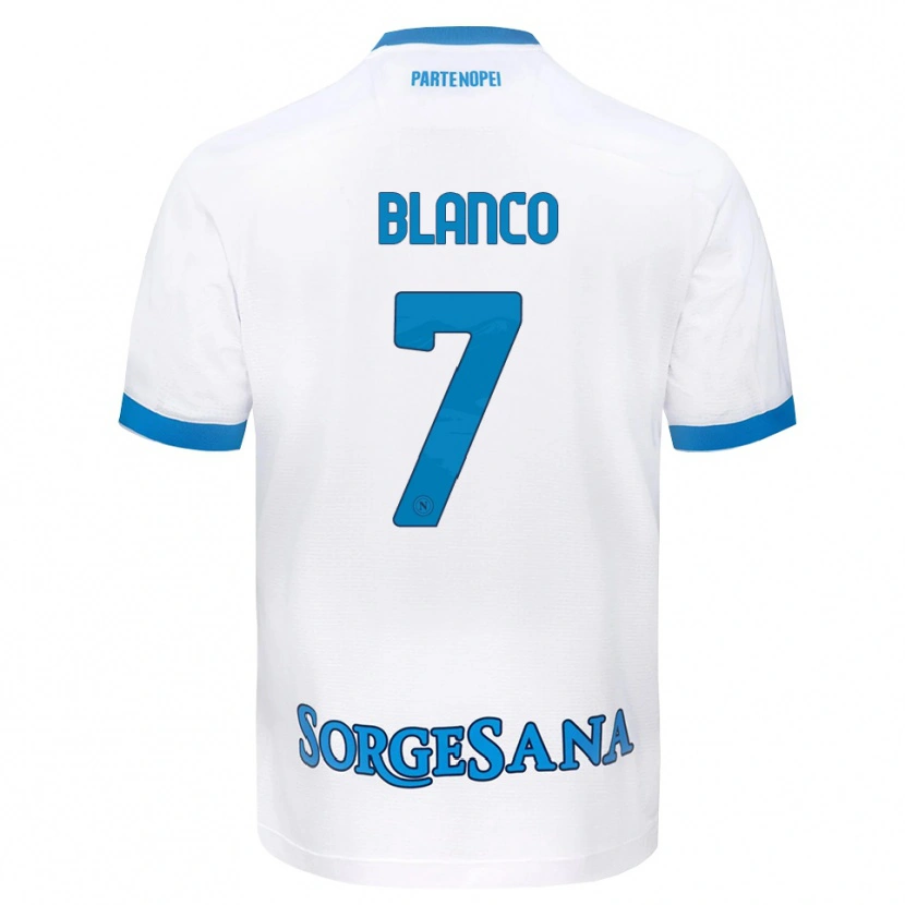Danxen Kinder Gimena Blanco #7 Weiß Hellblau Auswärtstrikot Trikot 2026/27 T-Shirt Österreich