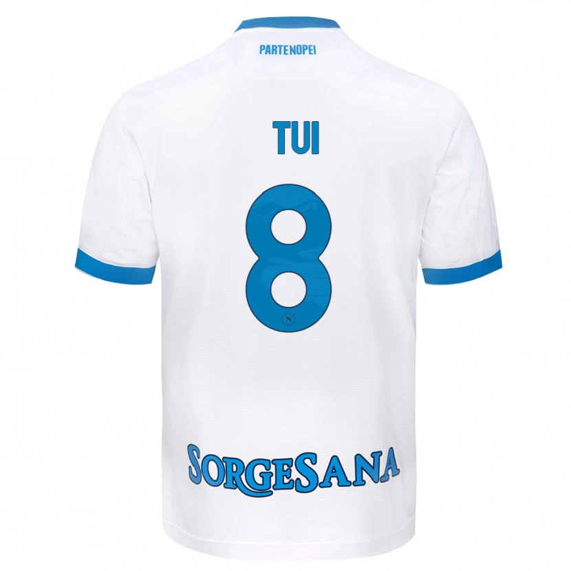 Danxen Kinder Sara Tui #8 Weiß Hellblau Auswärtstrikot Trikot 2026/27 T-Shirt Österreich