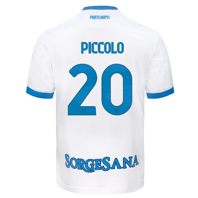 Danxen Kinder Salvatore Piccolo #20 Weiß Hellblau Auswärtstrikot Trikot 2026/27 T-Shirt Österreich