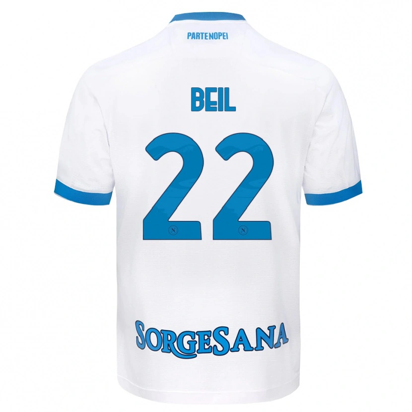 Danxen Kinder Vivien Beil #22 Weiß Hellblau Auswärtstrikot Trikot 2026/27 T-Shirt Österreich