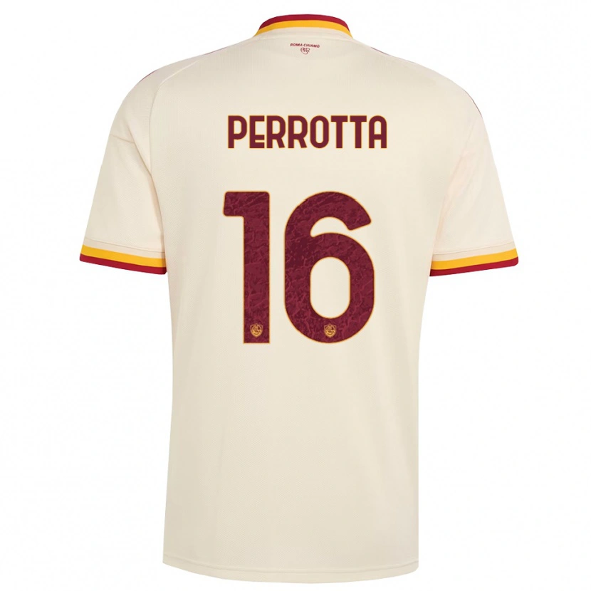 Danxen Kinder Mathias Perrotta #16 Champagner Rot Gelb Auswärtstrikot Trikot 2026/27 T-Shirt Österreich