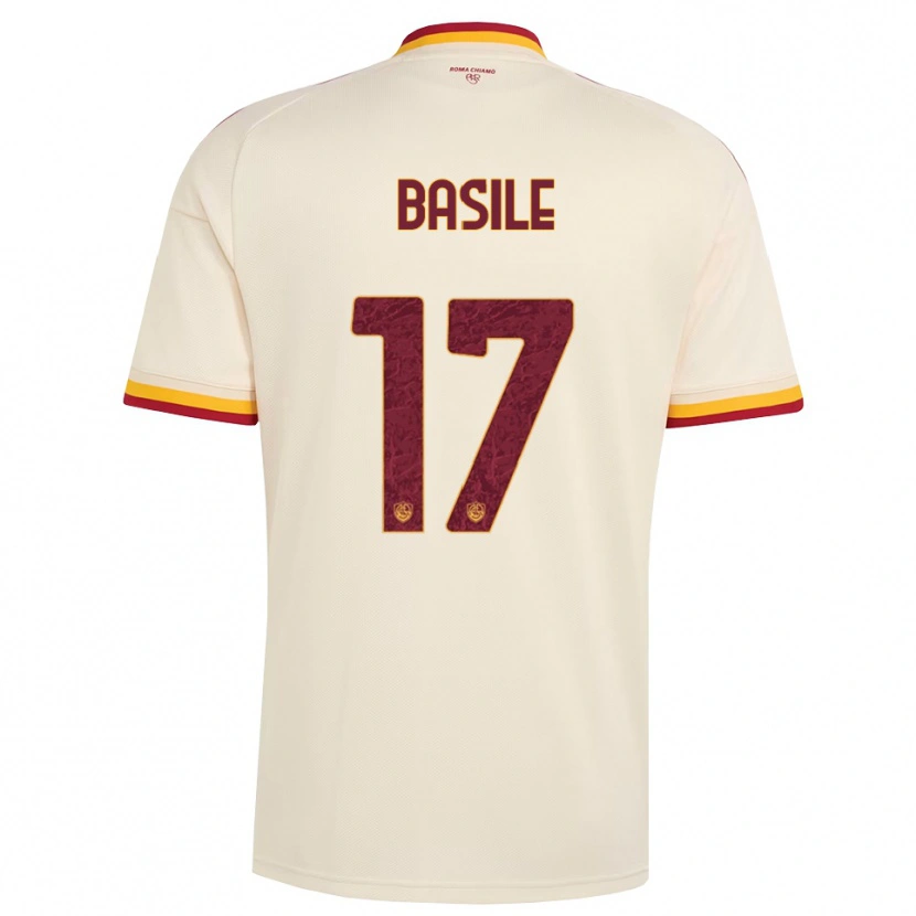 Danxen Kinder Emmanuel Basile #17 Champagner Rot Gelb Auswärtstrikot Trikot 2026/27 T-Shirt Österreich