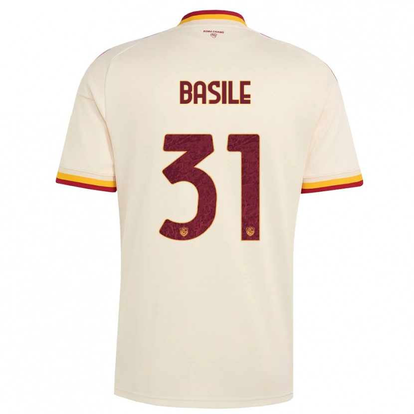 Danxen Kinder Filippo Basile #31 Champagner Rot Gelb Auswärtstrikot Trikot 2026/27 T-Shirt Österreich