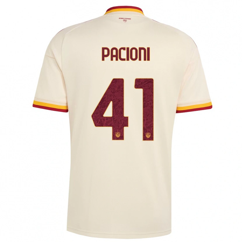 Danxen Kinder Eleonora Pacioni #41 Champagner Rot Gelb Auswärtstrikot Trikot 2026/27 T-Shirt Österreich