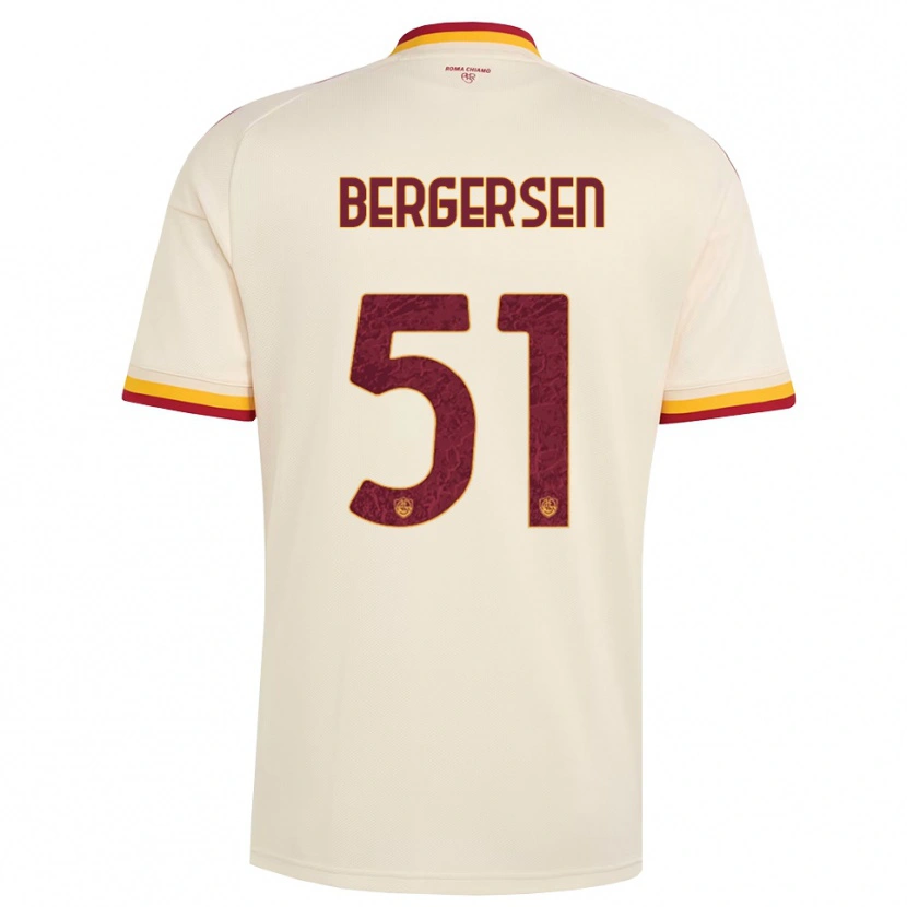 Danxen Kinder Mina Bergersen #51 Champagner Rot Gelb Auswärtstrikot Trikot 2026/27 T-Shirt Österreich