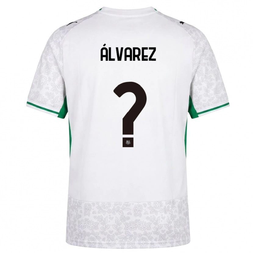 Danxen Kinder Agustín Álvarez #0 Weiß Schwarz Grün Auswärtstrikot Trikot 2026/27 T-Shirt Österreich