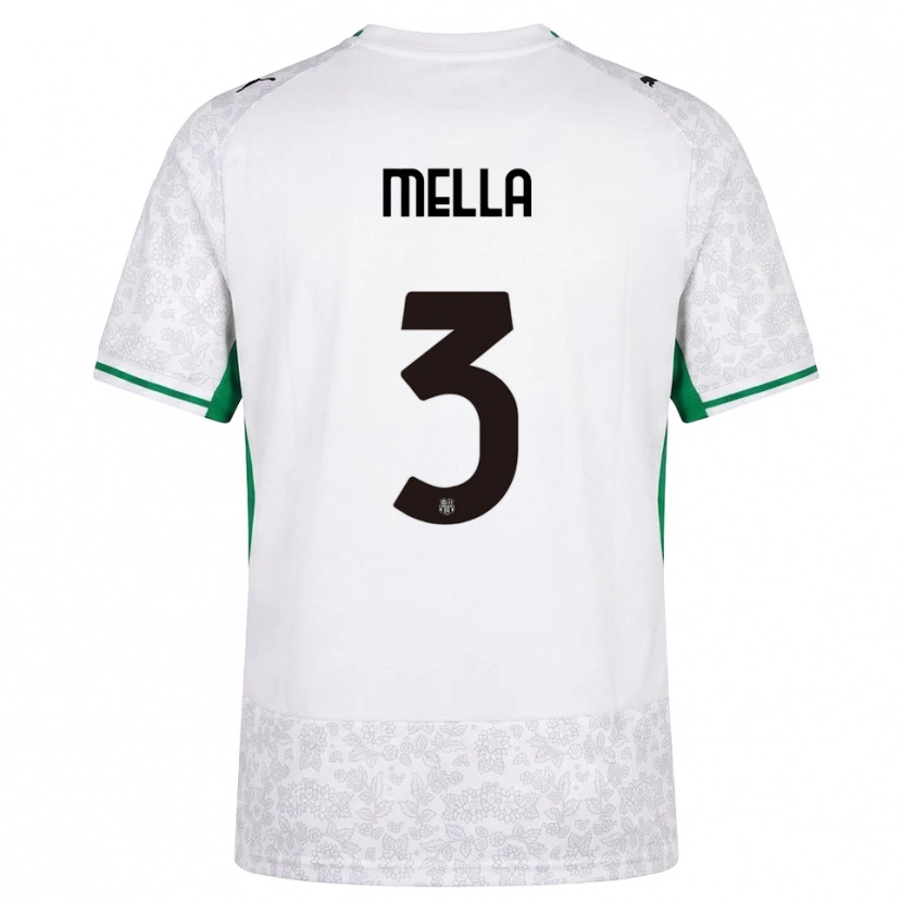 Danxen Kinder Sara Mella #3 Weiß Schwarz Grün Auswärtstrikot Trikot 2026/27 T-Shirt Österreich