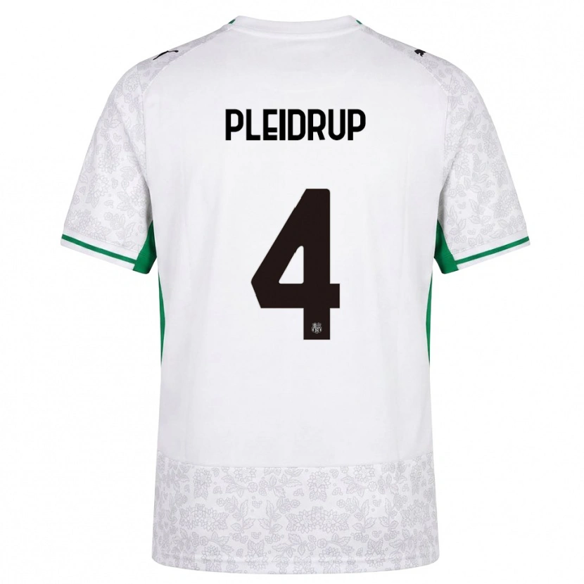 Danxen Kinder Caroline Pleidrup #4 Weiß Schwarz Grün Auswärtstrikot Trikot 2026/27 T-Shirt Österreich