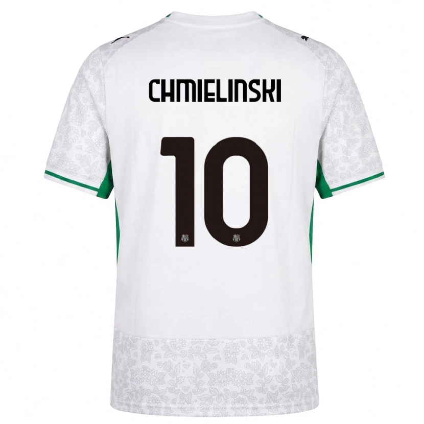 Danxen Kinder Gina Maria Chmielinski #10 Weiß Schwarz Grün Auswärtstrikot Trikot 2026/27 T-Shirt Österreich