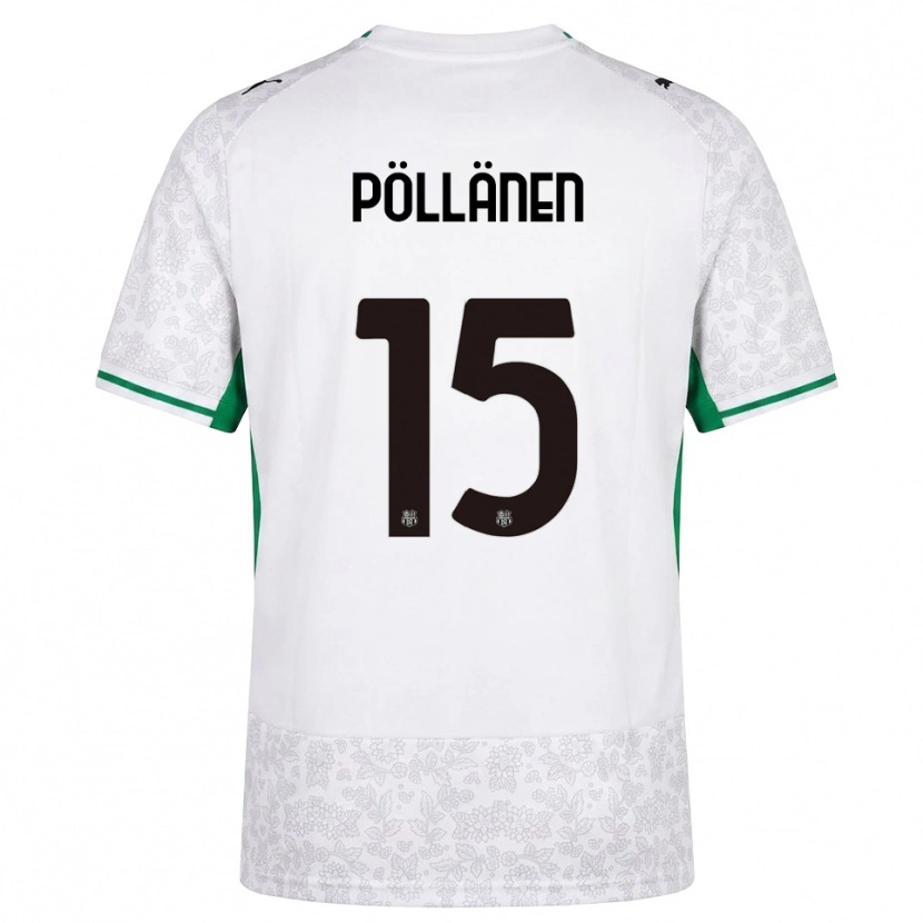 Danxen Kinder Pharez Pöllänen #15 Weiß Schwarz Grün Auswärtstrikot Trikot 2026/27 T-Shirt Österreich