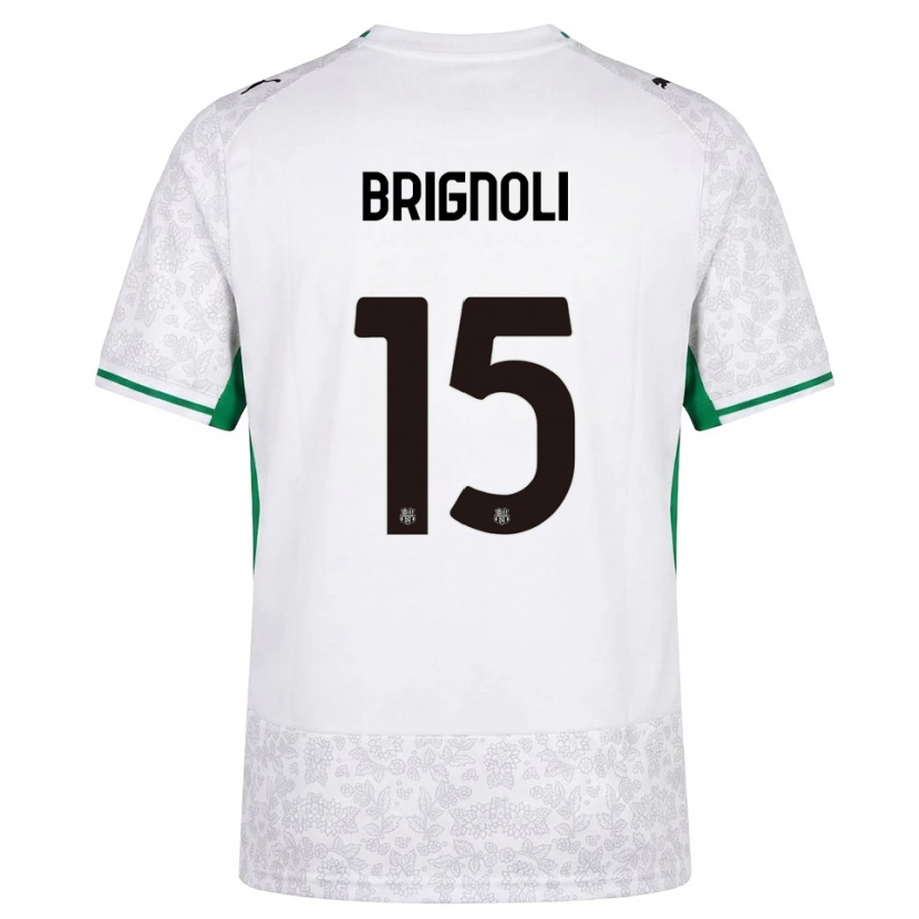Danxen Kinder Benedetta Brignoli #15 Weiß Schwarz Grün Auswärtstrikot Trikot 2026/27 T-Shirt Österreich