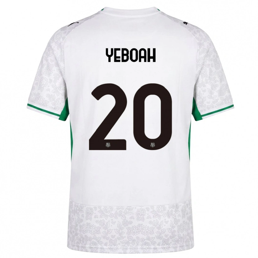 Danxen Kinder Daniel Yeboah #20 Weiß Schwarz Grün Auswärtstrikot Trikot 2026/27 T-Shirt Österreich