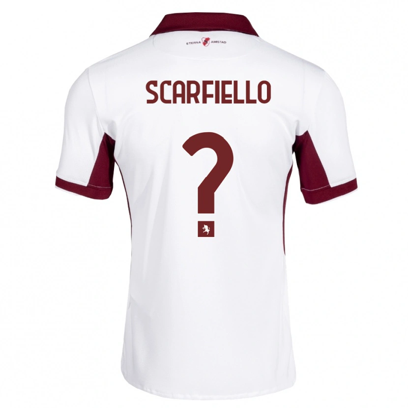 Danxen Kinder Luca Scarfiello #0 Burgund Weiß Rot Auswärtstrikot Trikot 2026/27 T-Shirt Österreich