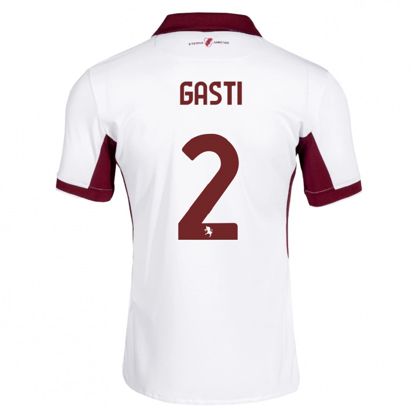 Danxen Kinder Habtamu Gasti #2 Burgund Weiß Rot Auswärtstrikot Trikot 2026/27 T-Shirt Österreich