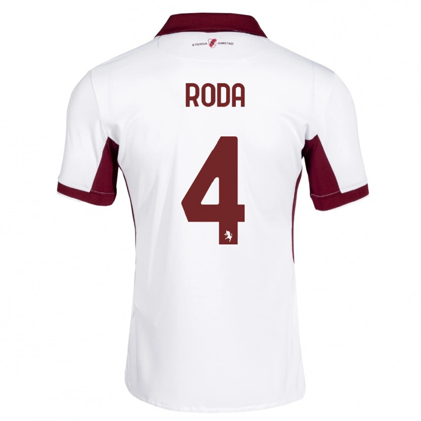 Danxen Kinder Alex Roda #4 Burgund Weiß Rot Auswärtstrikot Trikot 2026/27 T-Shirt Österreich
