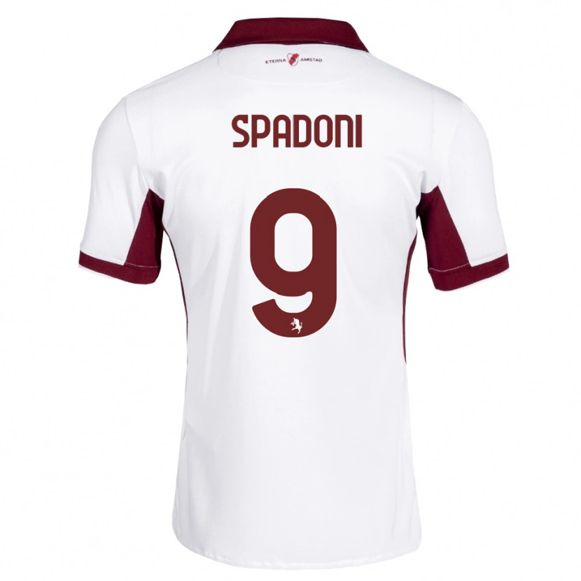 Danxen Kinder Arthur Spadoni #9 Burgund Weiß Rot Auswärtstrikot Trikot 2026/27 T-Shirt Österreich