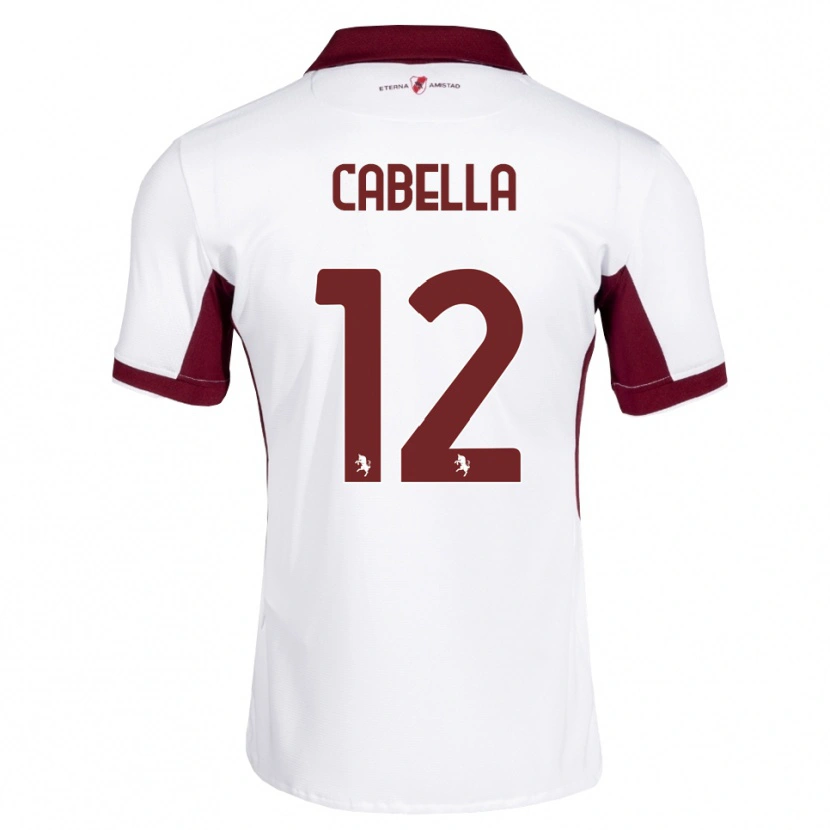 Danxen Kinder Matteo Cabella #12 Burgund Weiß Rot Auswärtstrikot Trikot 2026/27 T-Shirt Österreich