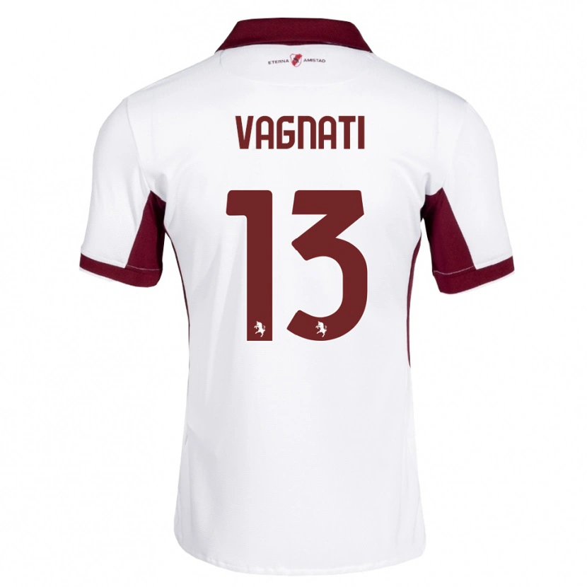 Danxen Kinder Manuel Vagnati #13 Burgund Weiß Rot Auswärtstrikot Trikot 2026/27 T-Shirt Österreich
