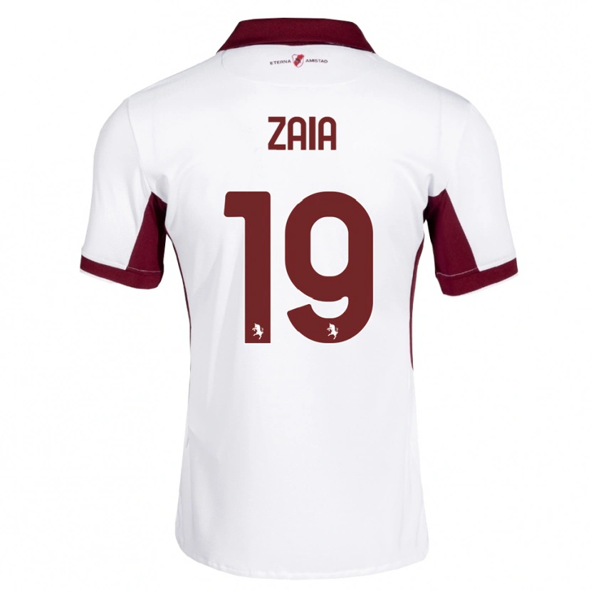 Danxen Kinder Edoardo Zaia #19 Burgund Weiß Rot Auswärtstrikot Trikot 2026/27 T-Shirt Österreich