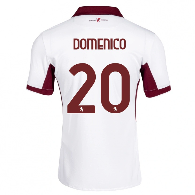 Danxen Kinder Domenico Gai #20 Burgund Weiß Rot Auswärtstrikot Trikot 2026/27 T-Shirt Österreich