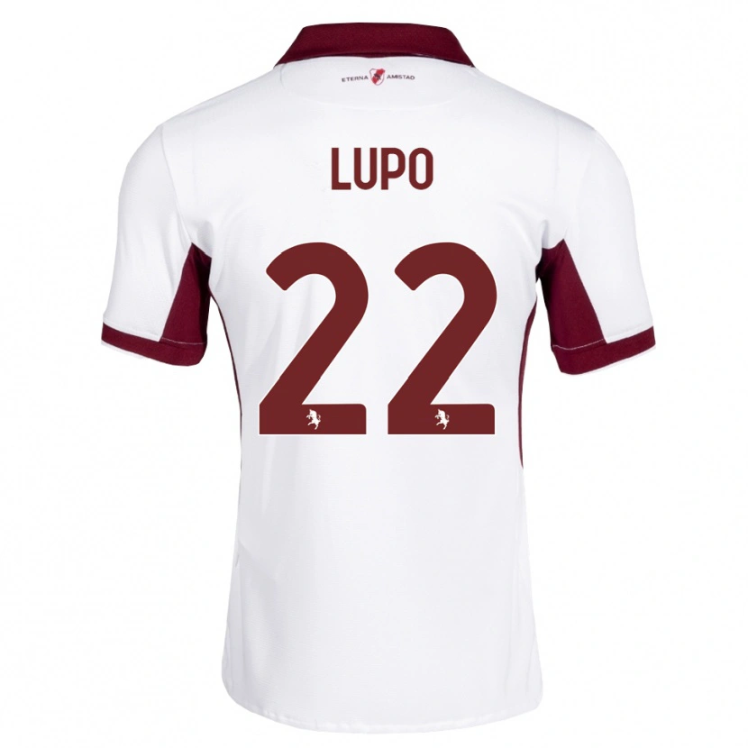 Danxen Kinder Enrica Lupo #22 Burgund Weiß Rot Auswärtstrikot Trikot 2026/27 T-Shirt Österreich