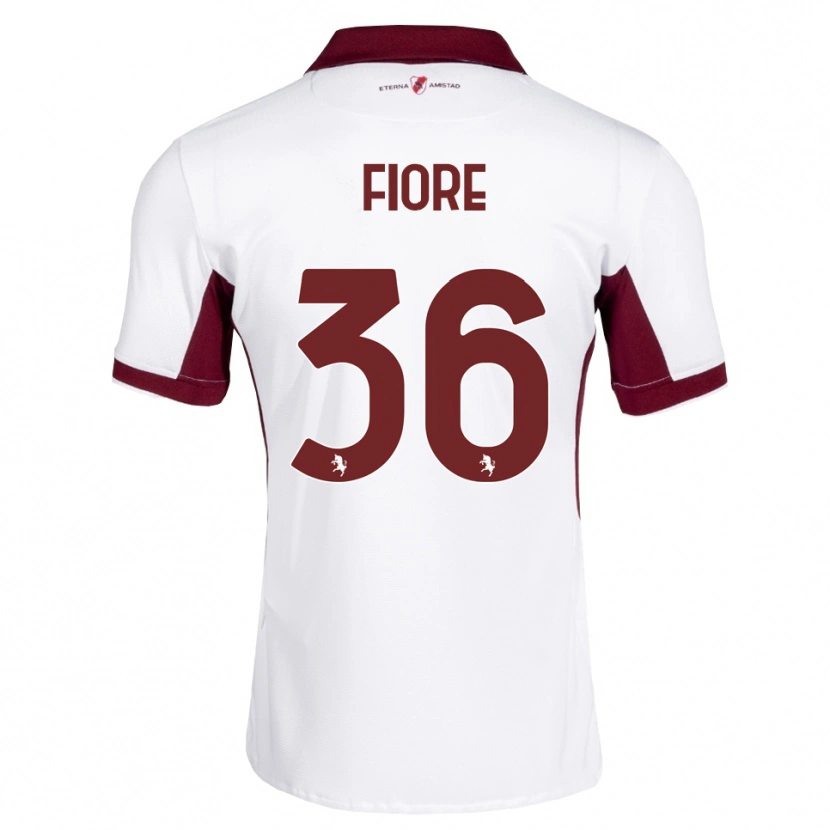 Danxen Kinder Jean Fiore #36 Burgund Weiß Rot Auswärtstrikot Trikot 2026/27 T-Shirt Österreich