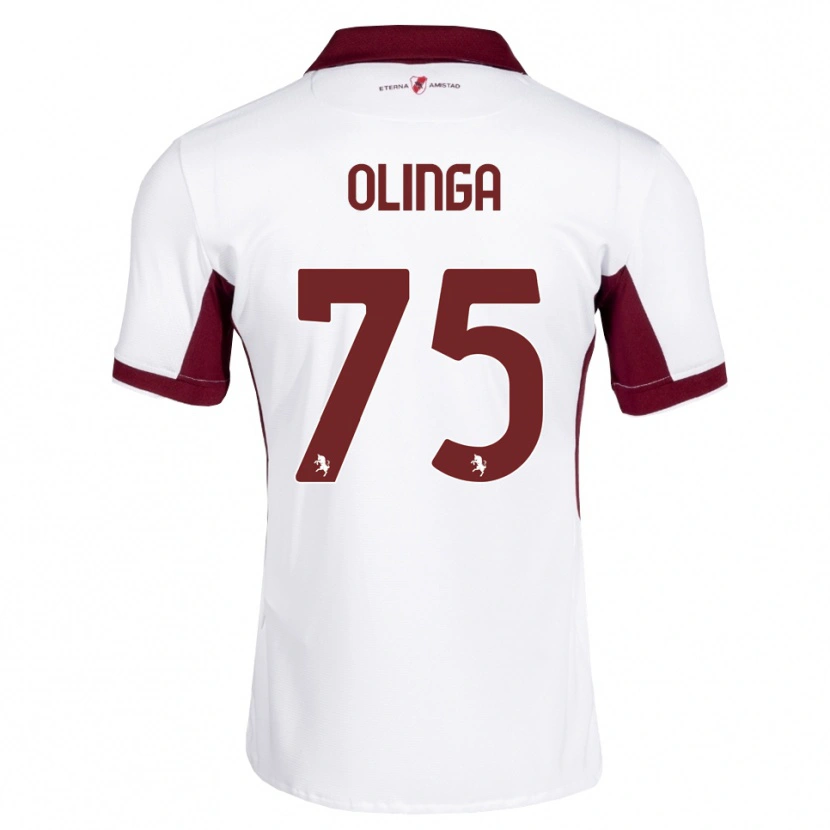 Danxen Kinder Kenny Liema Olinga #75 Burgund Weiß Rot Auswärtstrikot Trikot 2026/27 T-Shirt Österreich