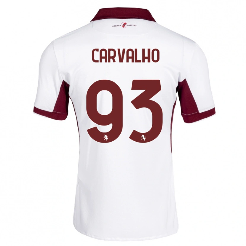 Danxen Kinder Lorenzo Carvalho #93 Burgund Weiß Rot Auswärtstrikot Trikot 2026/27 T-Shirt Österreich