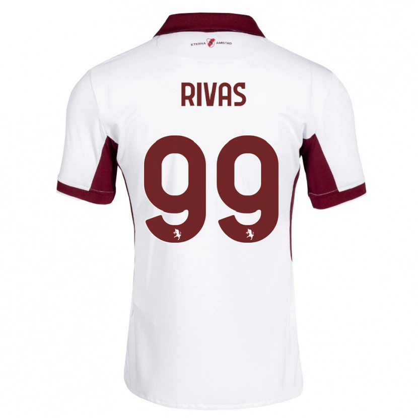 Danxen Kinder Feder Rivas #99 Burgund Weiß Rot Auswärtstrikot Trikot 2026/27 T-Shirt Österreich