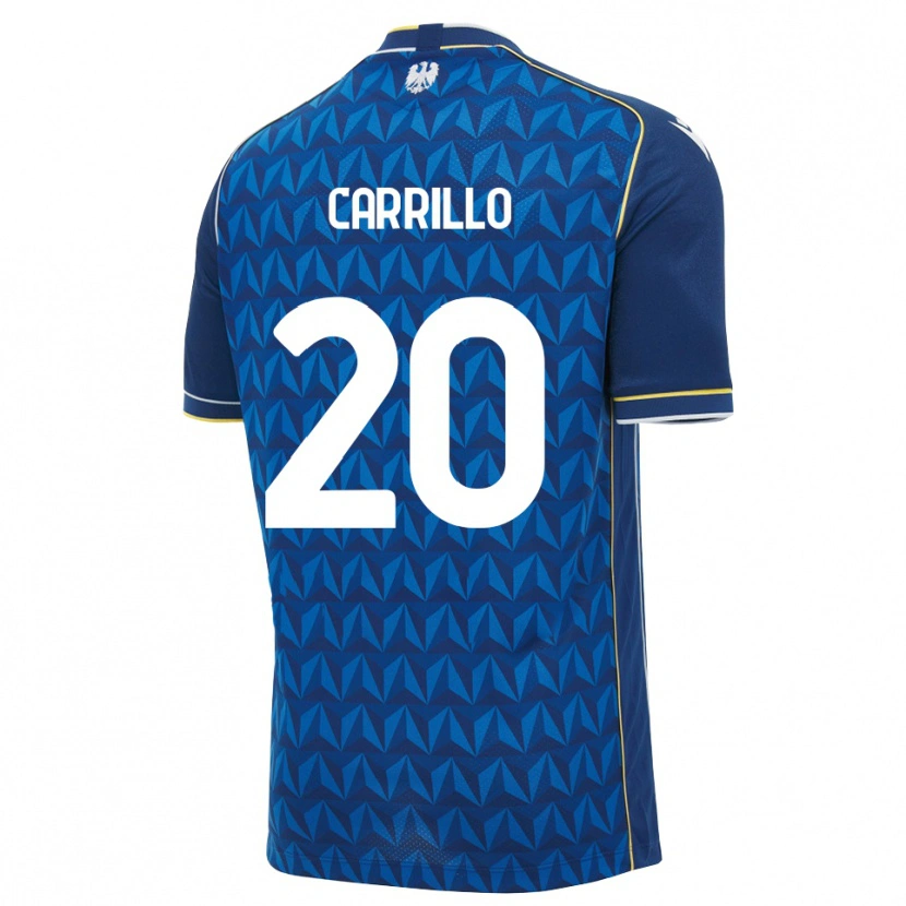 Danxen Kinder Pietro Carrillo #20 Königsblau Weiß Blau Auswärtstrikot Trikot 2026/27 T-Shirt Österreich