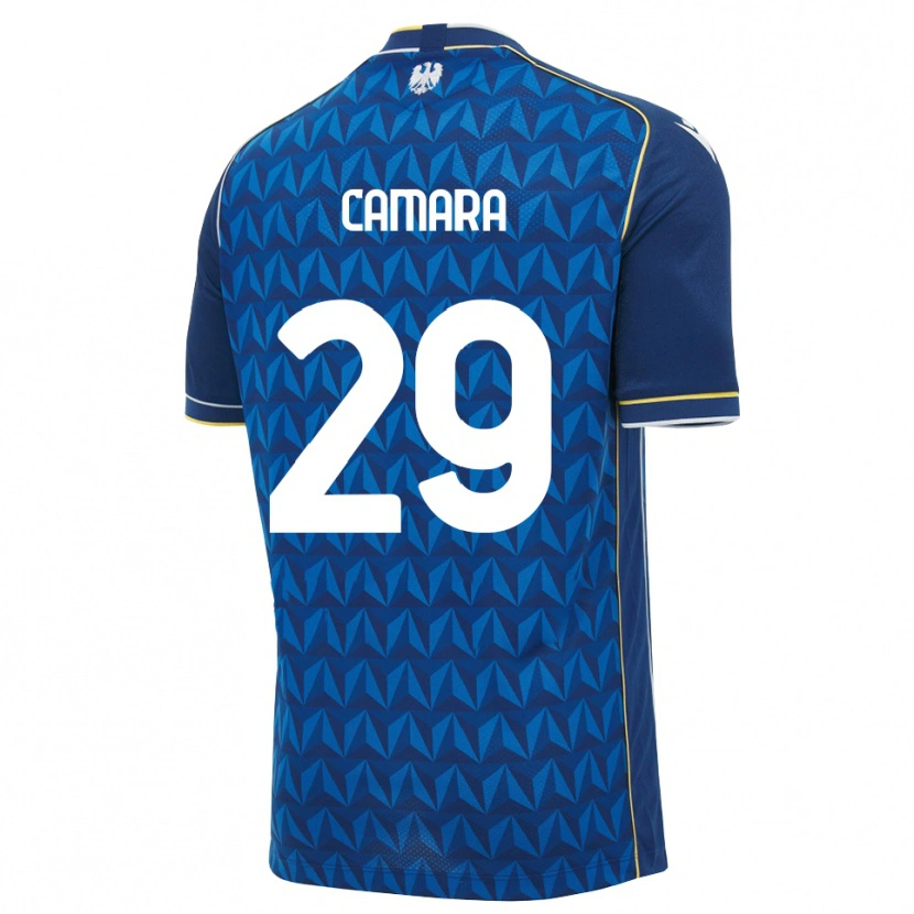Danxen Kinder Abdoulaye Camara #29 Königsblau Weiß Blau Auswärtstrikot Trikot 2026/27 T-Shirt Österreich