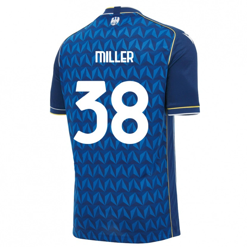 Danxen Kinder Lennon Miller #38 Königsblau Weiß Blau Auswärtstrikot Trikot 2026/27 T-Shirt Österreich
