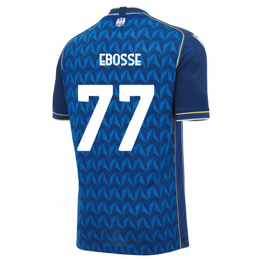 Danxen Kinder Enzo Ebosse #77 Königsblau Weiß Blau Auswärtstrikot Trikot 2026/27 T-Shirt Österreich