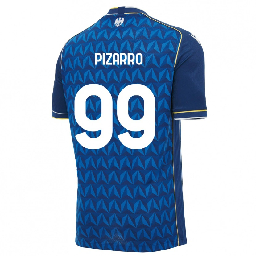Danxen Kinder Damián Pizarro #99 Königsblau Weiß Blau Auswärtstrikot Trikot 2026/27 T-Shirt Österreich