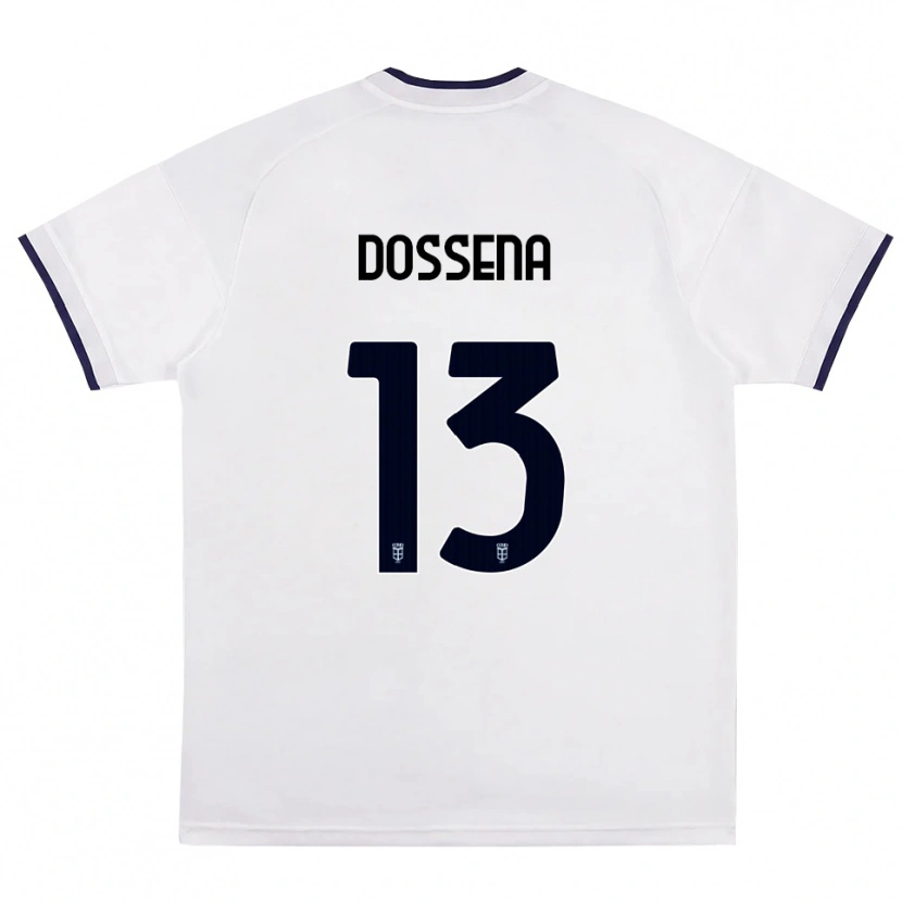 Danxen Kinder Alberto Dossena #13 Weiß Rot Königsblau Auswärtstrikot Trikot 2026/27 T-Shirt Österreich
