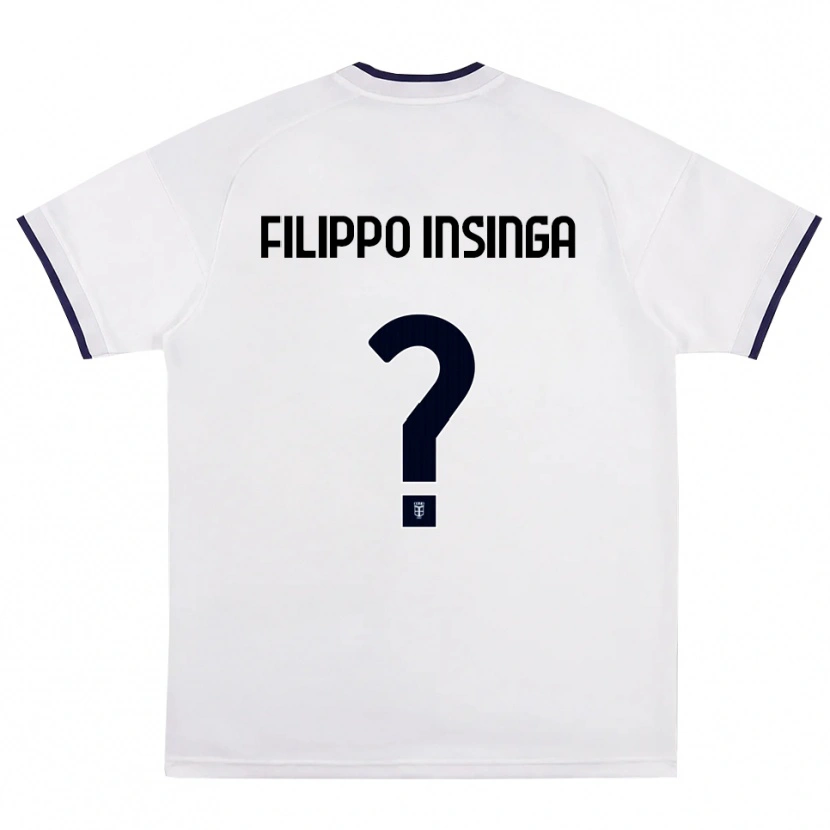 Danxen Kinder Samuele Filippo Insinga #0 Weiß Rot Königsblau Auswärtstrikot Trikot 2026/27 T-Shirt Österreich