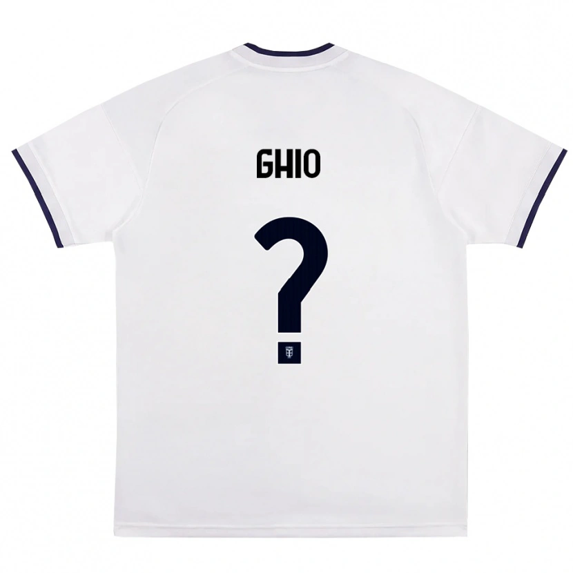 Danxen Kinder Mattia Ghio #0 Weiß Rot Königsblau Auswärtstrikot Trikot 2026/27 T-Shirt Österreich