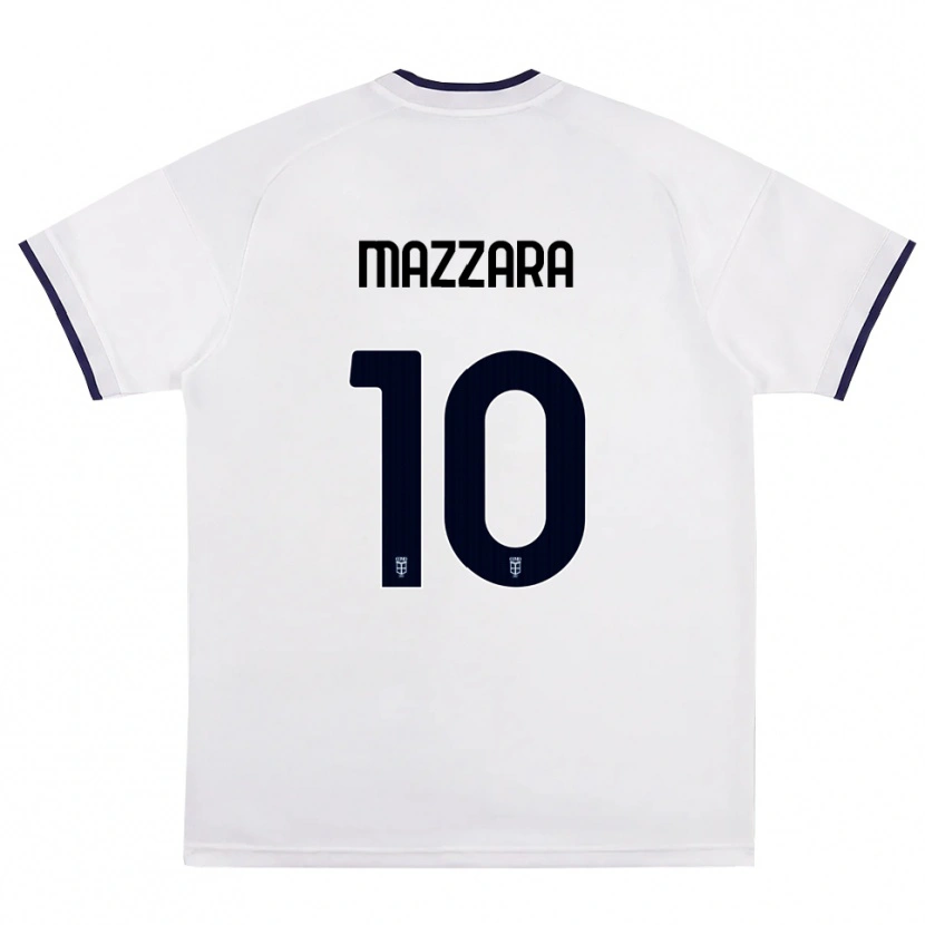 Danxen Kinder Cristian Mazzara #10 Weiß Rot Königsblau Auswärtstrikot Trikot 2026/27 T-Shirt Österreich