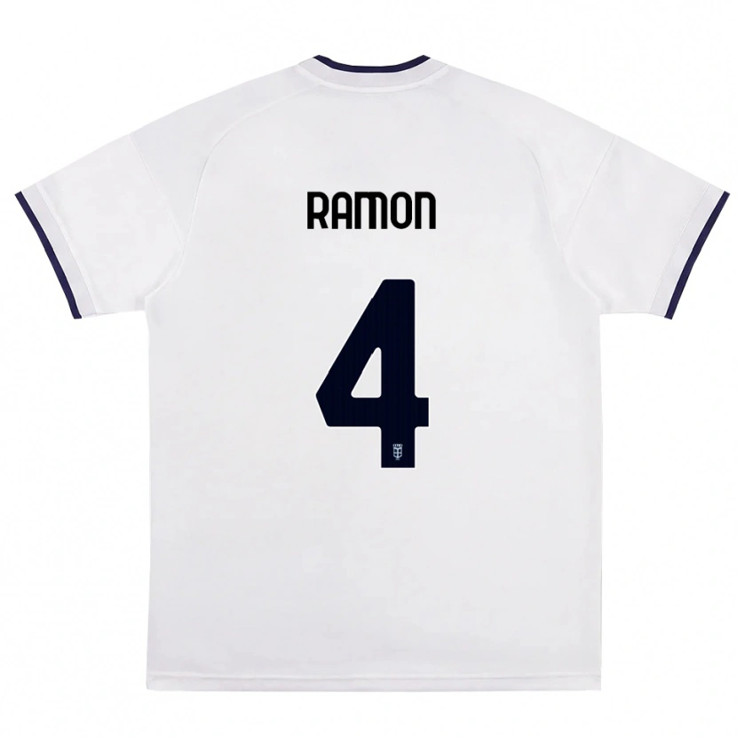 Danxen Kinder Jacobo Ramón #4 Weiß Rot Königsblau Auswärtstrikot Trikot 2026/27 T-Shirt Österreich
