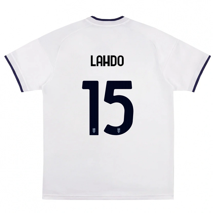 Danxen Kinder Adrian Lahdo #15 Weiß Rot Königsblau Auswärtstrikot Trikot 2026/27 T-Shirt Österreich
