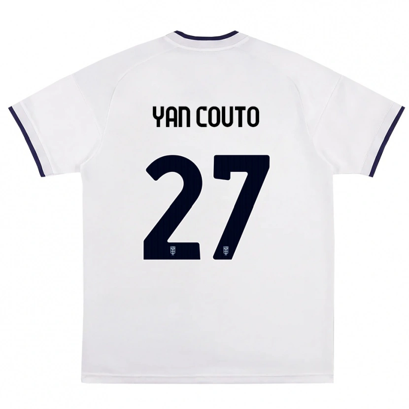 Danxen Kinder Yan Couto #27 Weiß Rot Königsblau Auswärtstrikot Trikot 2026/27 T-Shirt Österreich