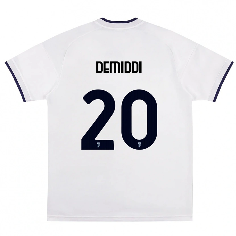 Danxen Kinder Pedro Demiddi #20 Weiß Rot Königsblau Auswärtstrikot Trikot 2026/27 T-Shirt Österreich