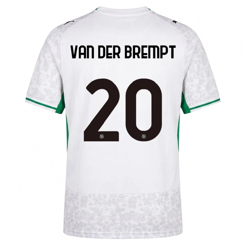 Danxen Kinder Ignace Van Der Brempt #20 Weiß Schwarz Grün Auswärtstrikot Trikot 2026/27 T-Shirt Österreich