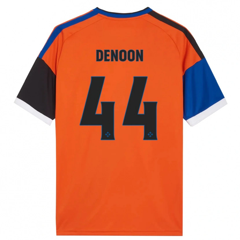 Danxen Kinder Daniel Denoon #44 Orange Blau Schwarz Weiß Auswärtstrikot Trikot 2026/27 T-Shirt Österreich