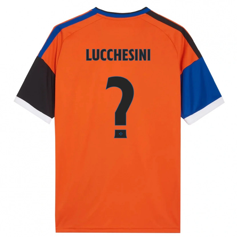 Danxen Kinder Francesco Lucchesini #0 Orange Blau Schwarz Weiß Auswärtstrikot Trikot 2026/27 T-Shirt Österreich