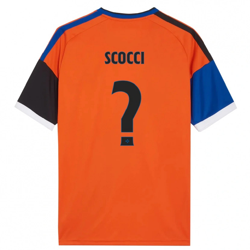 Danxen Kinder Nicholas Scocci #0 Orange Blau Schwarz Weiß Auswärtstrikot Trikot 2026/27 T-Shirt Österreich
