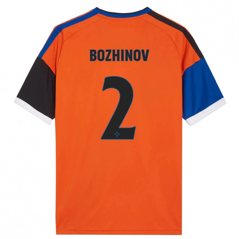 Danxen Kinder Rosen Bozhinov #2 Orange Blau Schwarz Weiß Auswärtstrikot Trikot 2026/27 T-Shirt Österreich