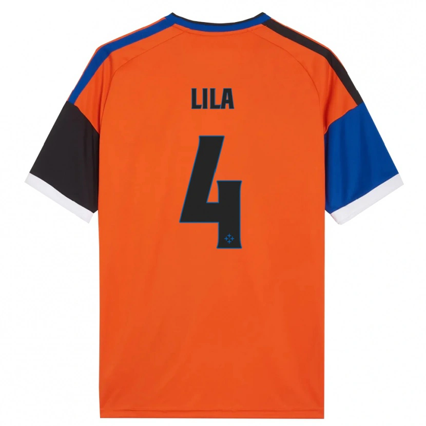 Danxen Kinder Fabjan Lila #4 Orange Blau Schwarz Weiß Auswärtstrikot Trikot 2026/27 T-Shirt Österreich