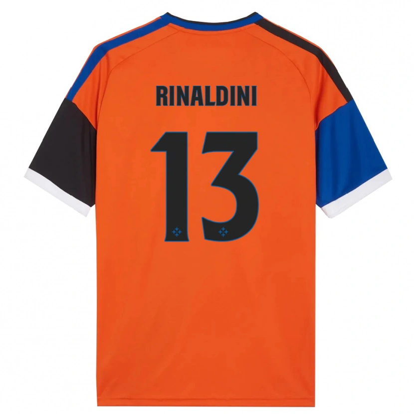 Danxen Kinder Duccio Rinaldini #13 Orange Blau Schwarz Weiß Auswärtstrikot Trikot 2026/27 T-Shirt Österreich