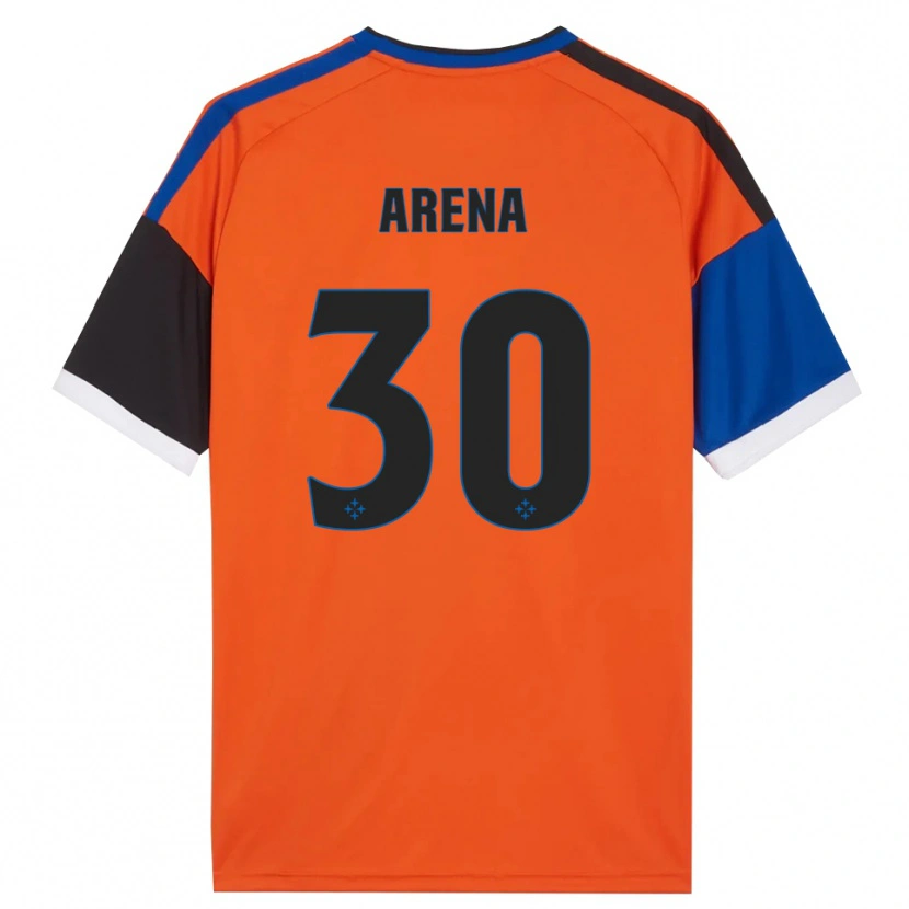Danxen Kinder Alessandro Arena #30 Orange Blau Schwarz Weiß Auswärtstrikot Trikot 2026/27 T-Shirt Österreich